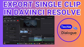 How to Export Single Clip in Davinci Resolve