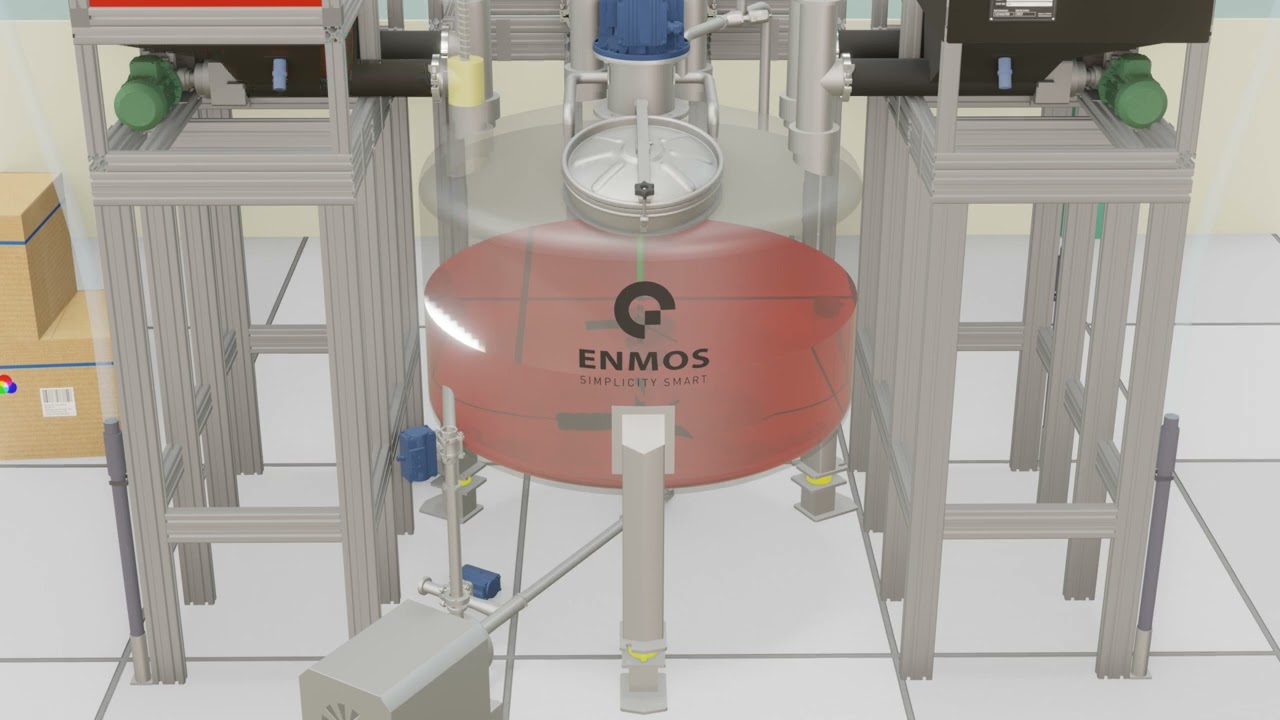 Profix BD: Fully Automatic Bulk Powder Dyestuff Automation System From EBMOS Turkey by PT. Dharmatek