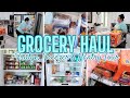 Walmart  bjs grocery haul  fridge pantry freezer tour  family of 6 biweekly haul  stock up