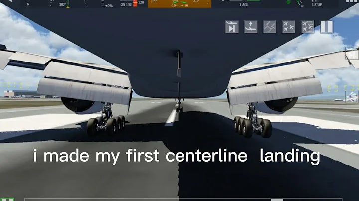 my first centerline landing