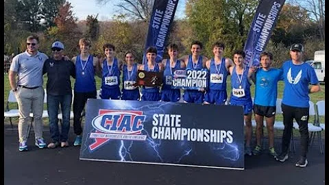 CIAC XC 2022 Boys State Open Champions Hall Boys Awards