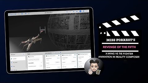 Star Wars Fight Animation Reality Composer