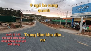 Bán bốn lô đất QL.14C 10m x 80m , giá siêu rẻ cho nhà đầu tư . cửa ngõ công trình quạt gió đắk song