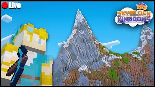 Relaxing Mountain Building and Chatting with You! Skyblock Kingdoms!