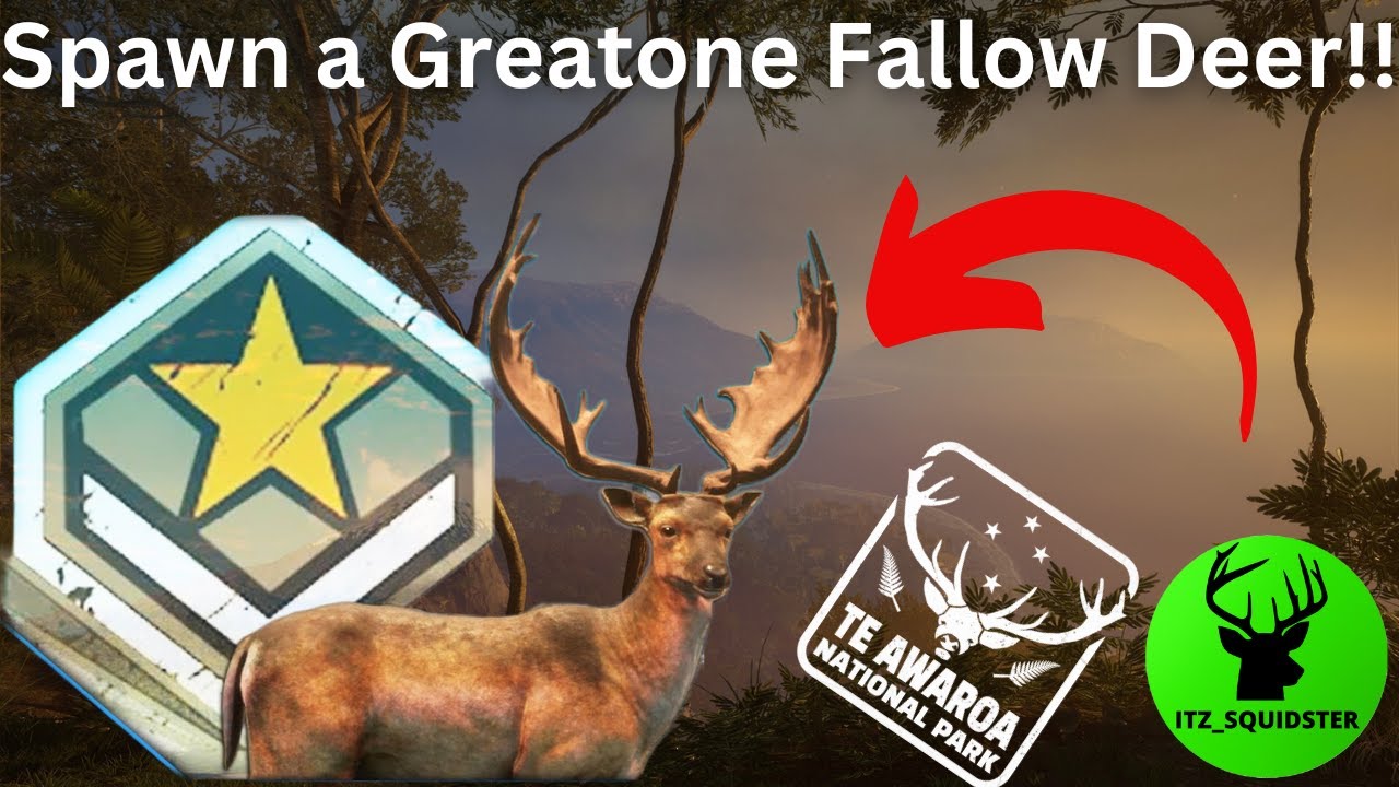 How to SPAWN a Fallow Deer GREATONE | theHunter: call of the wild