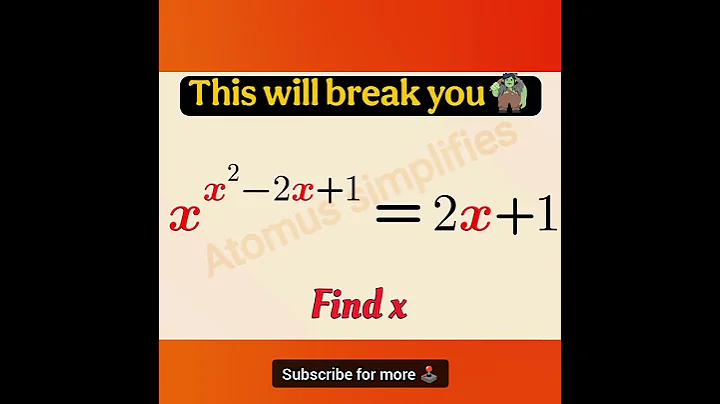 Hardest equation 😳#viralmath #algebra #exponentialequations  #maths #mathschallenge #mathsproblems