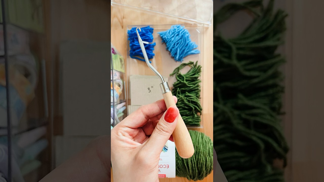 Start a latch hook moss rug with me!