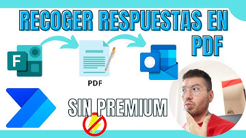 ☑️  CÓMO crear PDF con POWER AUTOMATE desde un Formulario y Enviar Email Outlook