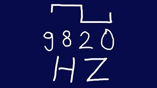 9820 hz square