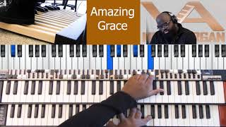 Amazing Grace on Organ chords