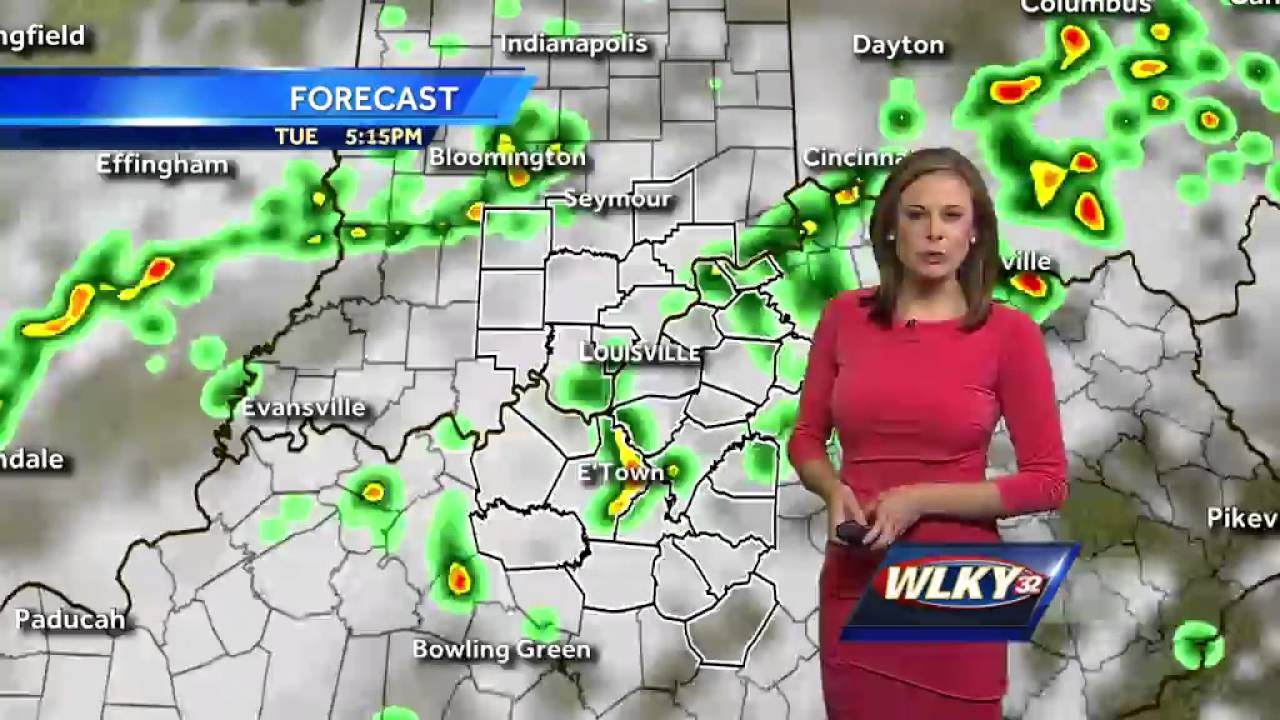 Stray Shower Possible Tonight - YouTube