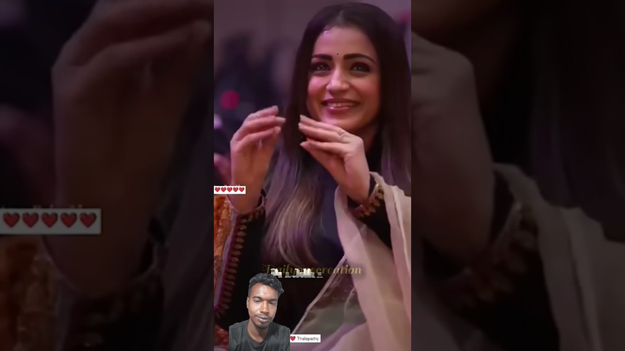 Thalapathy Vijay Trisha Romance  Sai Pallavi Reaction 