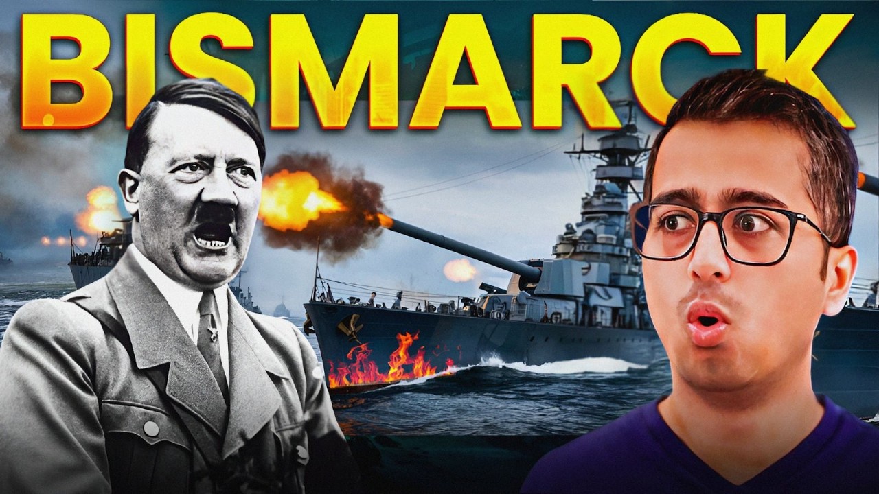 Bismarck Battleship in Hindi: True Story of Bismarck vs Hood Warship Sinking | Bismarck सच्ची कहानी