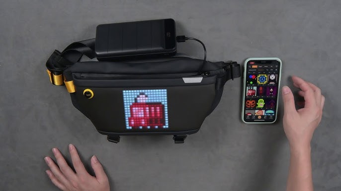 Divoom Pixoo Sling Bag V Global Version - Innovative Smart LED