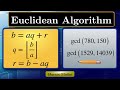 Finding the Greatest Common Divisor Using the Euclidean Algorithm