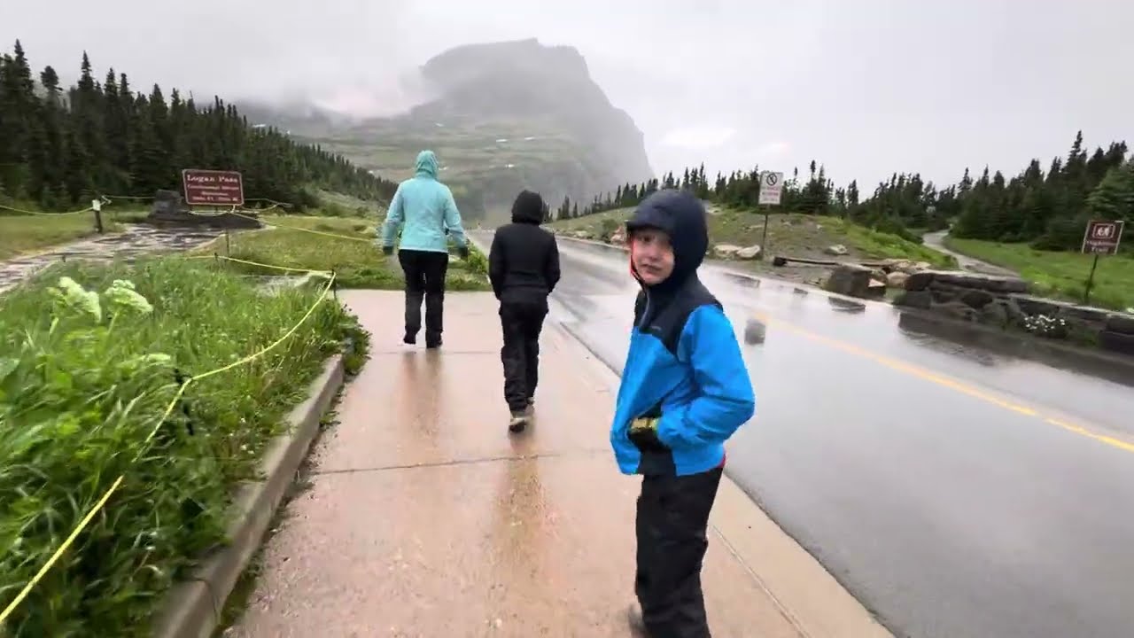 Logan Pass Visitor Center To Highline Trail Start July 2025 