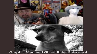 GraphicMan and Ghost Rider episode 4 guest starring Graphic Dog as Dogzilla. Plus a 9 shot .22 @GraphicManComics