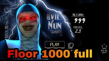 Floor 1000 full walkthrough evil nun #evilnunmaze #keplerians #kingsterzgaming