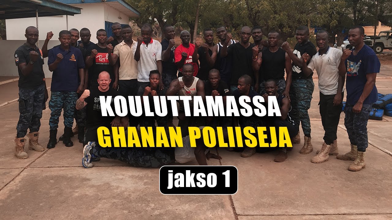 Suomalaista ammattitaitoa Ghanassa – poliisien koulutusta Afrikassa