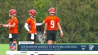 Bengals QB Joe Burrow becomes NFL’s highest-paid player with $275 million deal, AP source says
