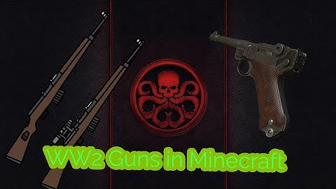 Making WW2 Guns In Minecraft (Modded) (Mcreator)