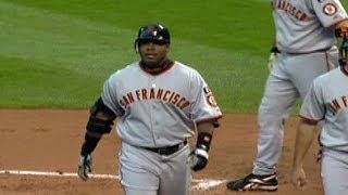 SF@COL: Barry Bonds hits his 762nd career home run