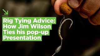 CARP RIG TYING ADVICE: How to tie Jim Wilson's Pop-Up D-Rig | Carp Fishing 2020