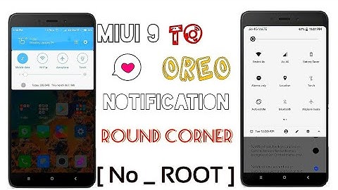 Change MIUI 9 to Oreo 8.0 Notification Pannel _No Root_ [black & white]