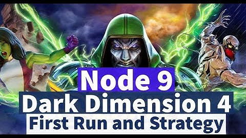 Dark Dimension 4: Node 9 - First Attempt! | DD4 Guide | Marvel Strike Force - Free to Play