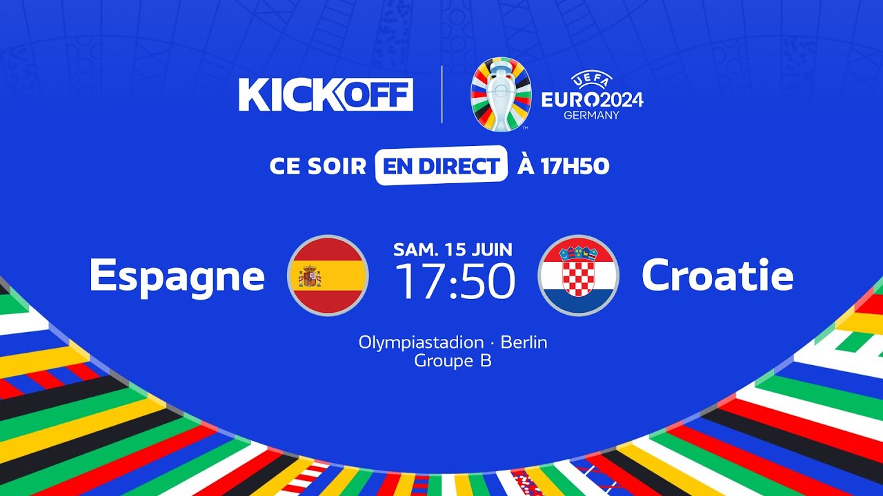 Euro 2024 - Suivez Espagne v Croatie en direct !