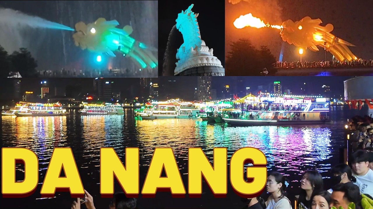 DA NANG DRAGON BRIDGE FIRE SHOW 峴港龍橋噴火表演