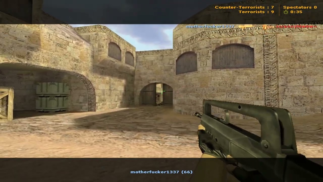 de_dust2 famas ACE