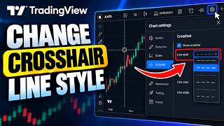 How to Change the Crosshair Line Style in TradingView