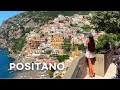 [4K]🇮🇹Italy Summer Walk: Positano🩴🏖️, Paradise in the Amalfi Coast💗🌞 Italian Lunch & Dinner🍝🦐🍷 2022