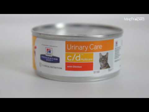 Консервы Hill's Prescription Diet c/d для кошек для профилактики мкб со вкусом курицы