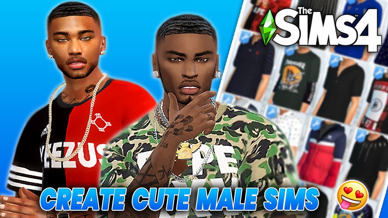 Create CUTE Male Sims | CC Download Links Included - YouTube