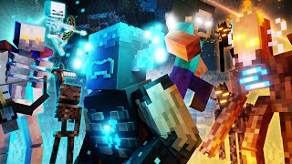 CREAKING ARMY vs HEROBRINE | Warden vs Mutant Skeleton Army - (Minecraft Animation Movie)