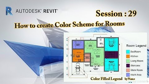 How to create Color Scheme|#Color filled #Legend |#Revit Architecture Session 29 |#RevitArch|#BIM