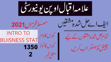 aiou fa semester autumn 2021 code 1350 solved assignment number 2 | easy method of education