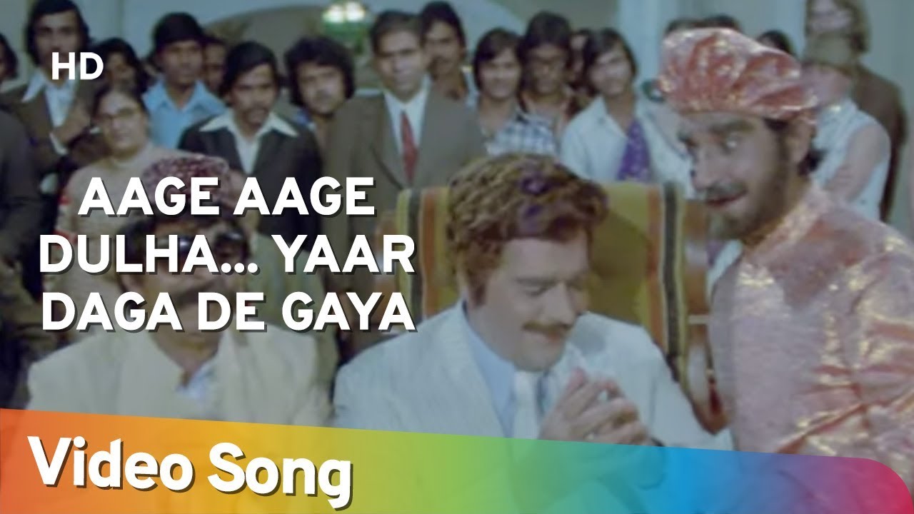 Aage Aage DulhaYaar Daga De Gaya HD  Choron Ki Baaraat 1980  Popular Hindi Song