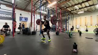 3RM Hang bear complex -2023 NCC Qualifier ( Jake Kasbi ) crossfit Pleasanton