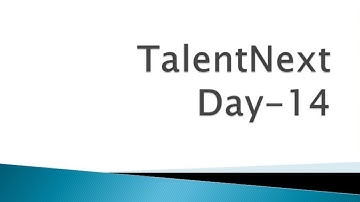 Wipro TalentNext Training on Java Day-14
