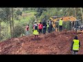 Shock see people were  buried at kimende