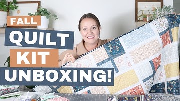 FALL QUILT KIT UNBOXING | My Fabric Addiction Quilt Kits | Pre Cut Quilt Kits