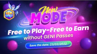 ?New Mode: Free To Play - Free To Earn in GemUni