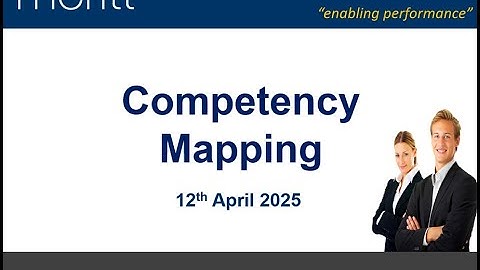 ✨SESSION 1: COMPETENCY MAPPING - 12th April 2025✨