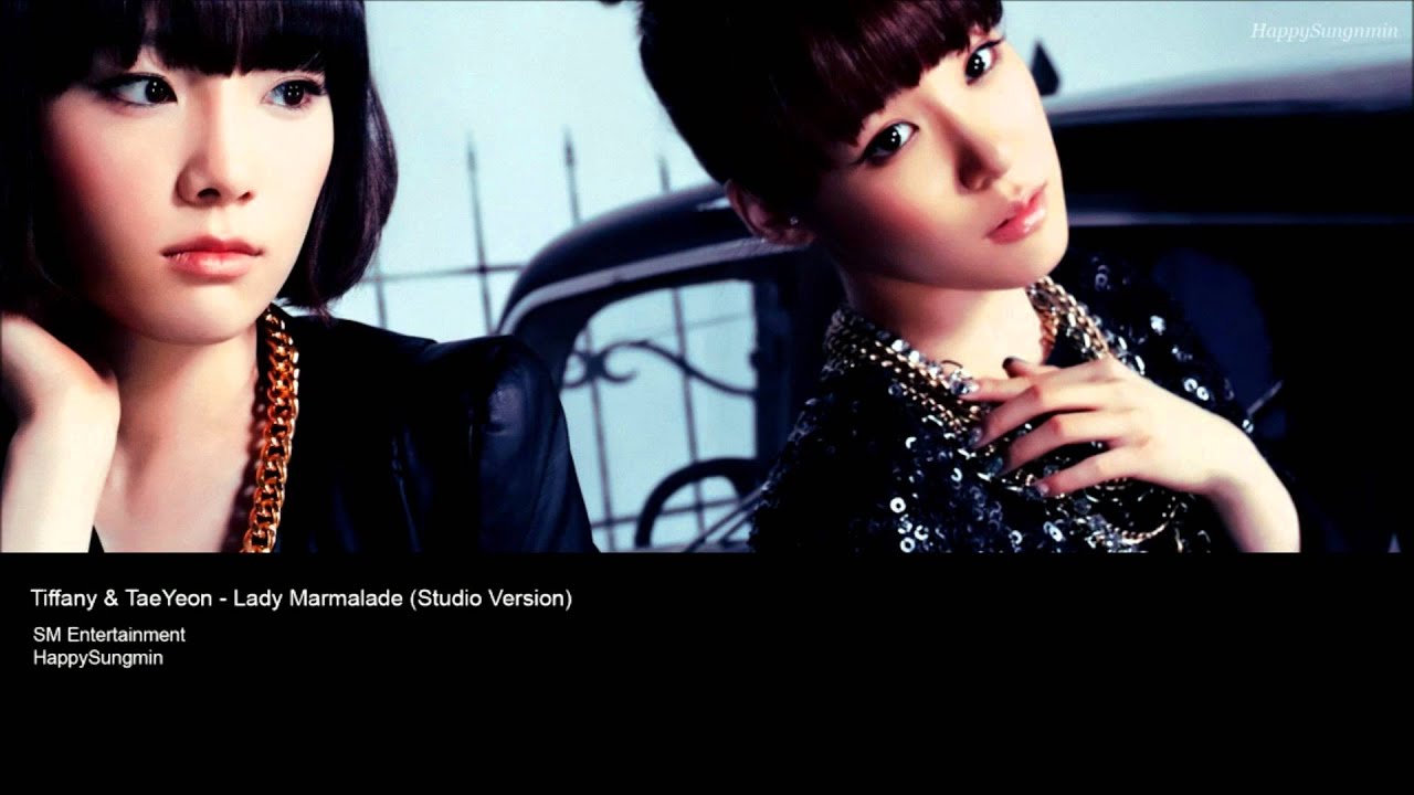 SNSD TaeYeon&Tiffany Lady Marmalade (Studio Version).MP4 YouTube