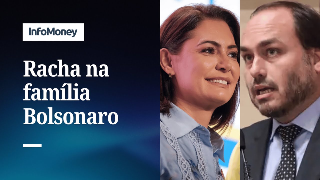 Michelle e Carlos Bolsonaro divergem sobre vaga ao Senado de SC | InfoMoney News