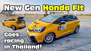 Surprise as New Generation Honda Fit / Jazz arrives from Japan to go RACING in Thailand!