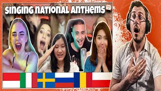 Italian Reacts To Cong Brother Singing 6 National Anthems on OMETV